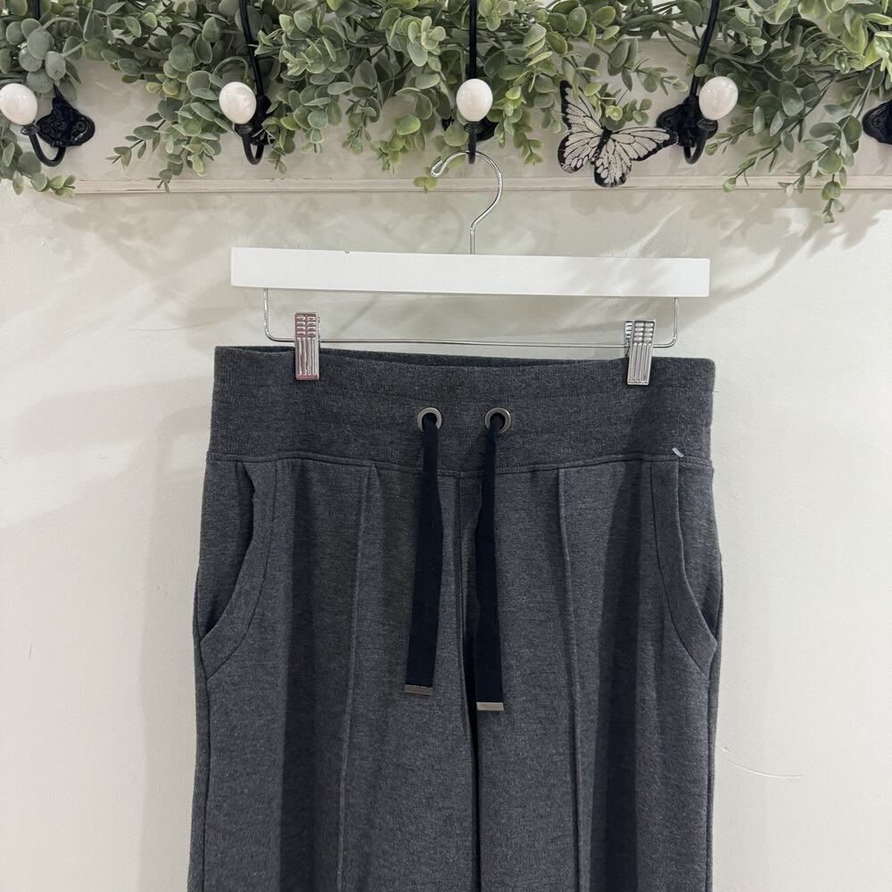 Athleta Grey Sierra Wide Leg Sweatpants Small style 353736-01 - Picture 3 of 5